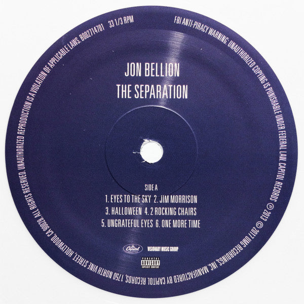 Jon Bellion : The Separation (LP, Mixtape, Whi)