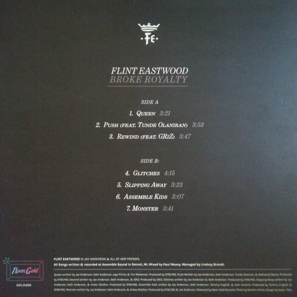 Flint Eastwood : Broke Royalty (10", EP, Ltd, Red)