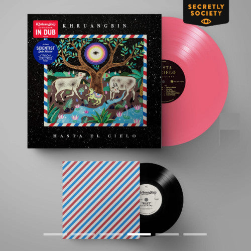 Khruangbin : Hasta El Cielo (LP, Album, Club, Ltd, Cor + 7")