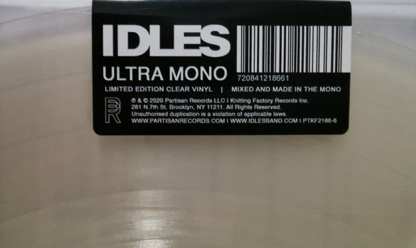 Idles : Ultra Mono (LP, Album, Mono, Ltd, Num, Cle)