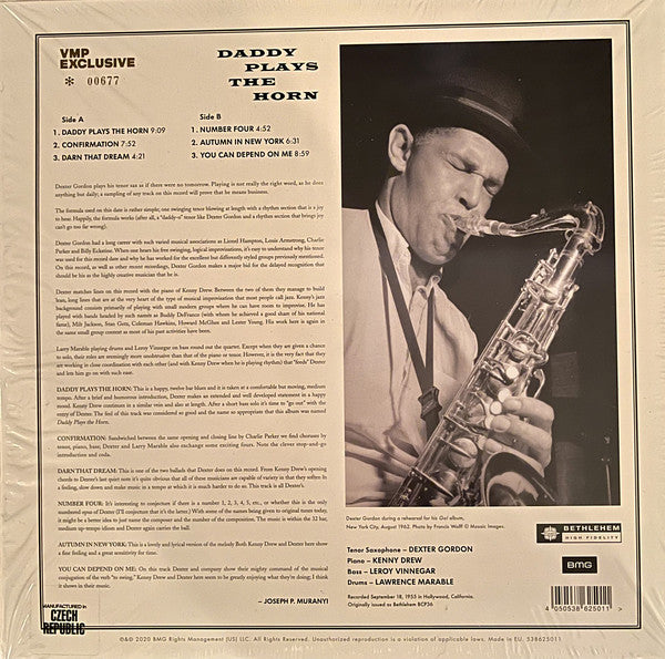 Dexter Gordon : Daddy Plays The Horn (LP, Mono, Club, Ltd, Num, RE, Tra)