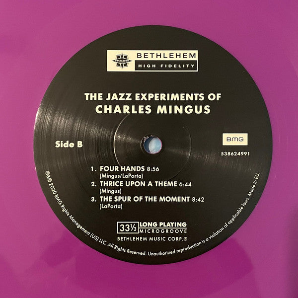 Charles Mingus : The Jazz Experiments Of Charles Mingus (LP, Comp, Mono, Club, Ltd, Num, RE, Pur)