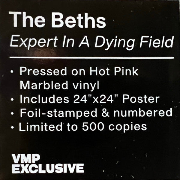 The Beths : Expert In A Dying Field (LP, Album, Club, Hot)