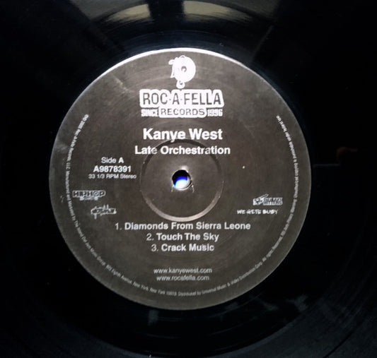 kanYeWest* : Late Orchestration (2xLP, Album, Comp)