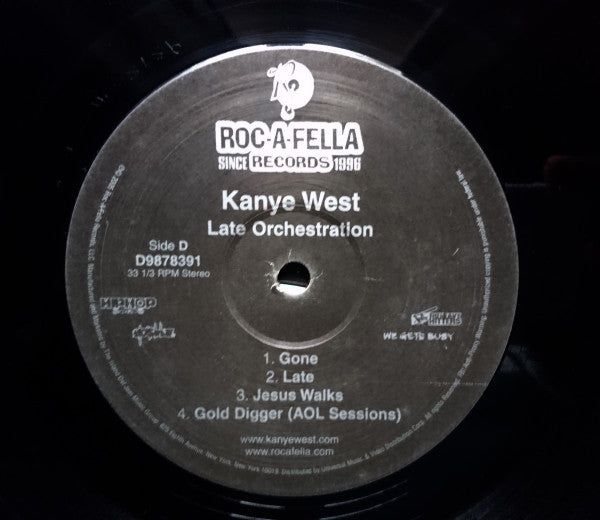 kanYeWest* : Late Orchestration (2xLP, Album, Comp)