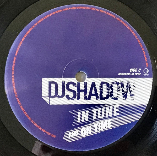 DJ Shadow : In Tune And On Time Live! (2xLP, Mixed)