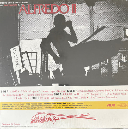 Freddie Gibbs & Alchemist : Alfredo 2 (2xLP, Album, Ltd, Oxb)