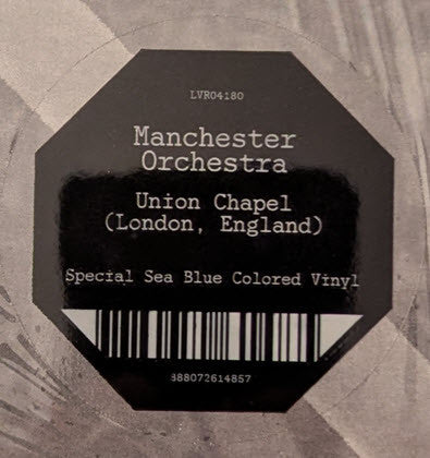 Manchester Orchestra : Union Chapel (London, England) (2xLP, Album, Sea)