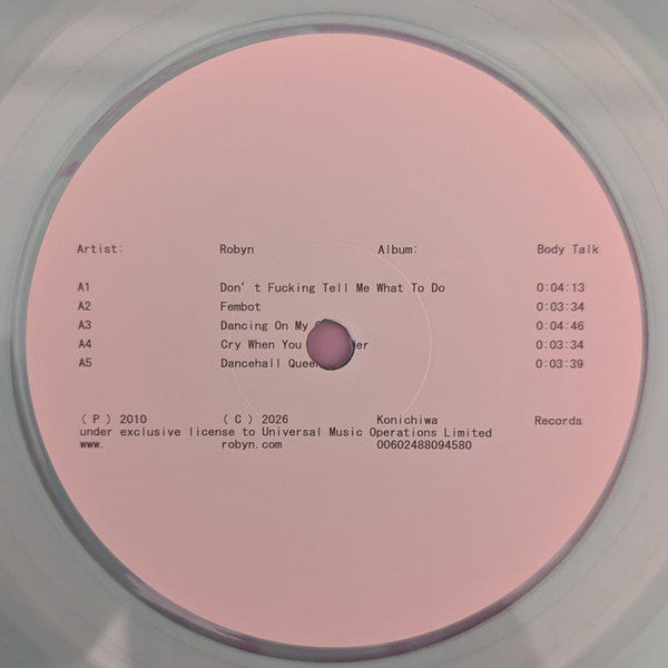 Robyn : Complete Body Talk (2xLP, Album, Comp, RE, Cok)