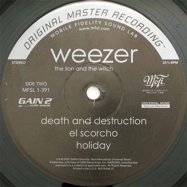 Weezer : The Lion And The Witch (12", EP, Ltd, Num, RE, RM, 180)