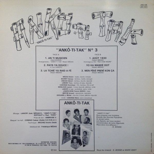 Enco-Ti-Tac : Aout 1930 (LP)