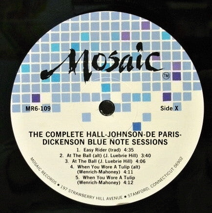 Edmond Hall / James P. Johnson* / Sidney De Paris / Vic Dickenson : The Complete Edmond Hall / James P. Johnson / Sidney De Paris / Vic Dickenson Blue Note Sessions (6xLP, Comp + Box, Album, Ltd, Num)