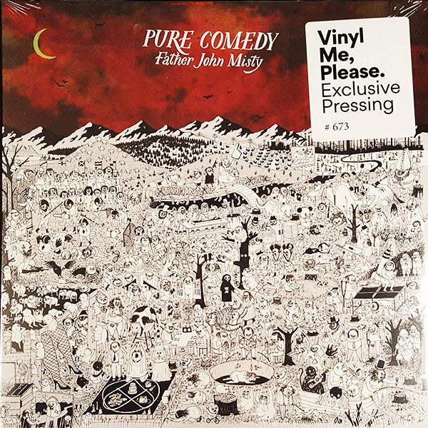 Father John Misty : Pure Comedy (2xLP, Album, Club, Ltd, Num, Red)