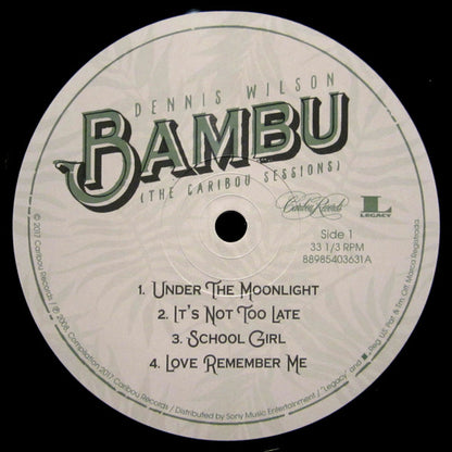 Dennis Wilson (2) : Bambu (The Caribou Sessions) (2xLP, Album, RSD, Ltd, RE, Gre)