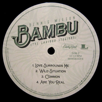 Dennis Wilson (2) : Bambu (The Caribou Sessions) (2xLP, Album, RSD, Ltd, RE, Gre)