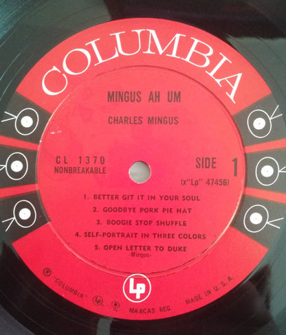 Charles Mingus : Mingus Ah Um (LP, Album, Mono)