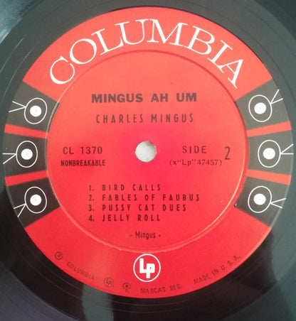 Charles Mingus : Mingus Ah Um (LP, Album, Mono)