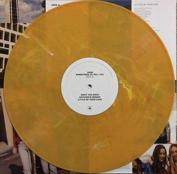 Haim (2) : Something To Tell You (2xLP, Album, Club, Ltd, Num, Yel)