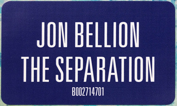 Jon Bellion : The Separation (LP, Mixtape, Whi)