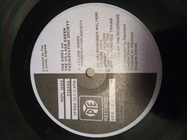 The Kinks : The Kinks Are The Village Green Preservation Society (LP, Album, RP)