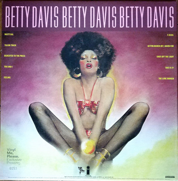 Betty Davis : Nasty Gal (LP, Album, Club, Ltd, Num, RE, RM, Pin)