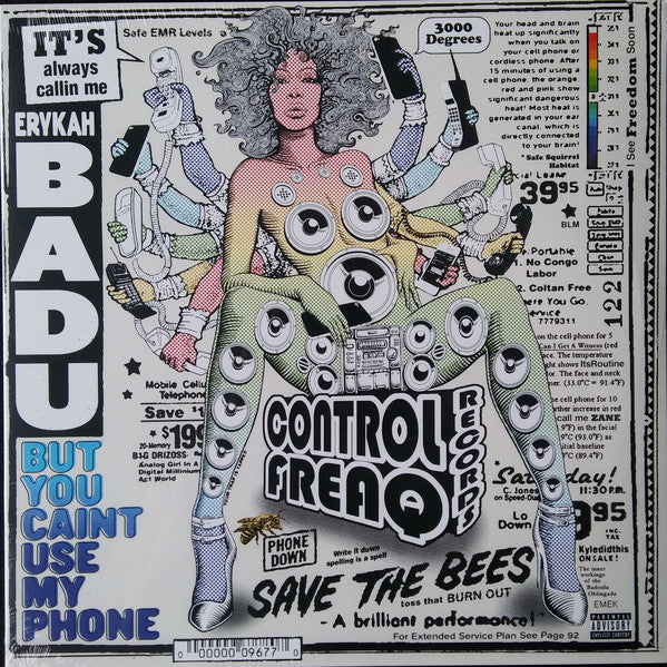 Erykah Badu : But You Caint Use My Phone (LP, Album, Mixtape, Cle)