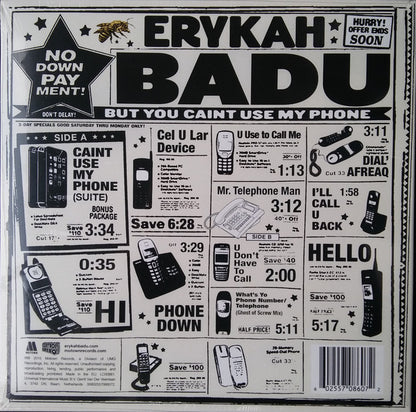 Erykah Badu : But You Caint Use My Phone (LP, Album, Mixtape, Cle)