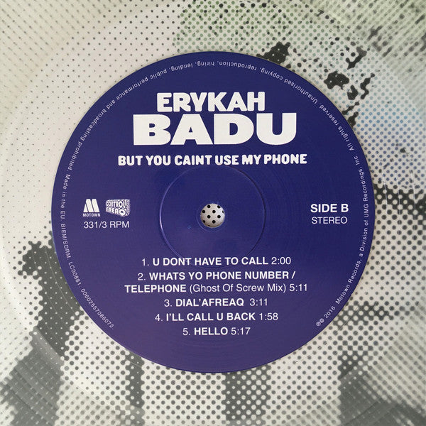 Erykah Badu : But You Caint Use My Phone (LP, Album, Mixtape, Cle)