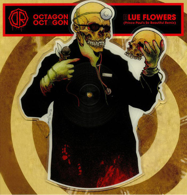 Dr. Octagon : Octagon Octagon / Blue Flowers (12", Shape, Pic)