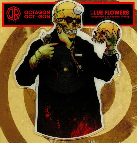 Dr. Octagon : Octagon Octagon / Blue Flowers (12", Shape, Pic)