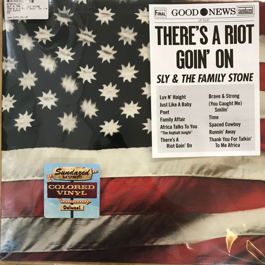 Sly & The Family Stone : There's A Riot Goin' On (LP, Album, RE, red)