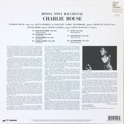 Charlie Rouse : Bossa Nova Bacchanal (12", Ora + 12", Cle + Album, Club, Ltd, Num, RE)