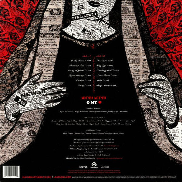 Mother Mother : O My Heart (LP, Album, RE, S/Edition)