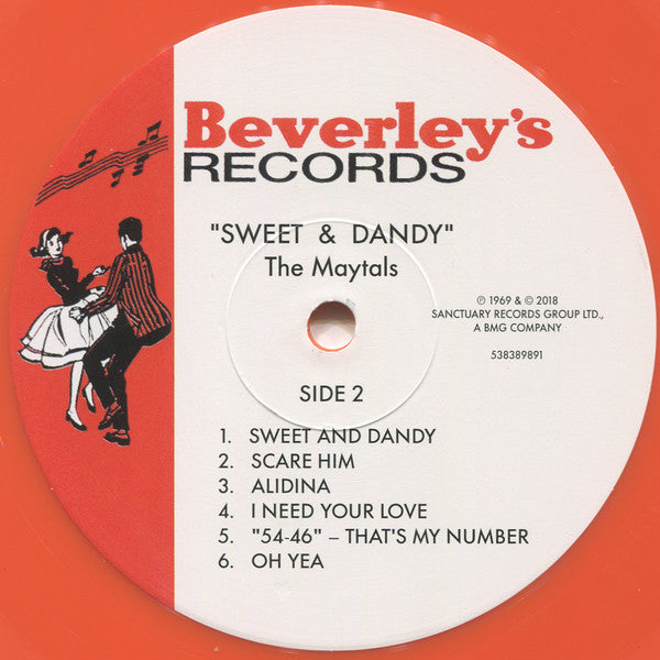 Toots & The Maytals : Sweet And Dandy (LP, Album, Club, Ltd, Num, RE, Ora)