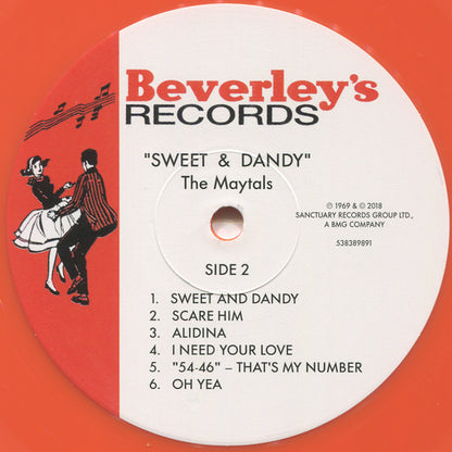 Toots & The Maytals : Sweet And Dandy (LP, Album, Club, Ltd, Num, RE, Ora)
