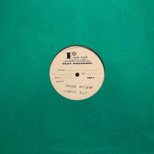 The Jackie McLean Quintet* With Donald Byrd And Elmo Hope : Lights Out! (LP, Album, Mono, RE, TP)