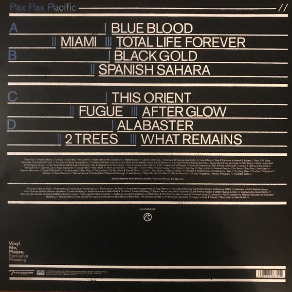 Foals : Total Life Forever (2xLP, Album, Club, Ltd, RE, Cle)