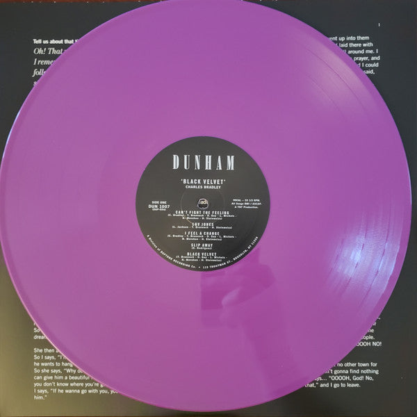 Charles Bradley Featuring Menahan Street Band : Black Velvet (LP, Album, Pur + 12", Blu + Box, Album, Club, Ltd)