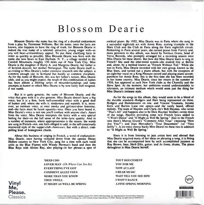 Blossom Dearie : Blossom Dearie (LP, Album, Mono, Club, RE, 180)
