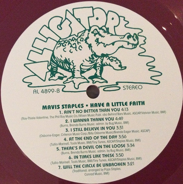 Mavis Staples : Have A Little Faith (LP, Album, Club, Ltd, Num, RE, RM, Red)