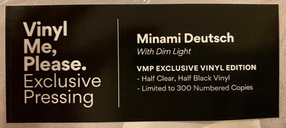 Minami Deutsch : With Dim Light (LP, Album, Club, Ltd, Num, RE, Cle)