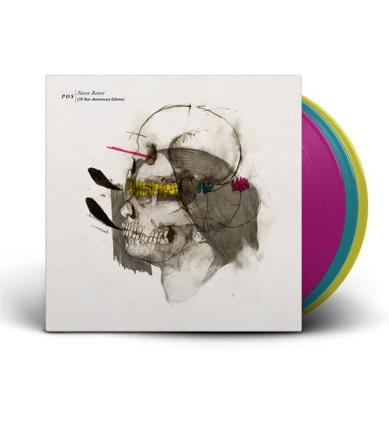 P.O.S. (3) : Never Better (LP, Cya + LP, Mag + LP, S/Sided, Yel + Album, S/Ed)