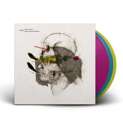 P.O.S. (3) : Never Better (LP, Cya + LP, Mag + LP, S/Sided, Yel + Album, S/Ed)
