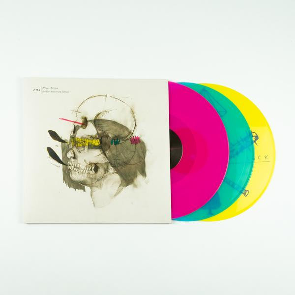 P.O.S. (3) : Never Better (LP, Cya + LP, Mag + LP, S/Sided, Yel + Album, S/Ed)