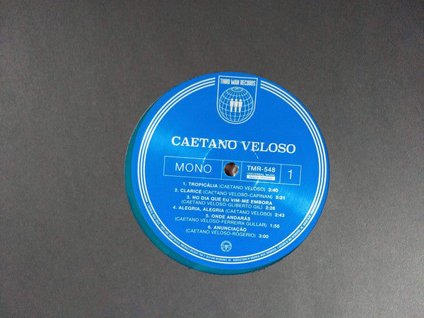 Caetano Veloso : Caetano Veloso (LP, Album, Mono, Club, Ltd, Num, RE, RM, Tea)