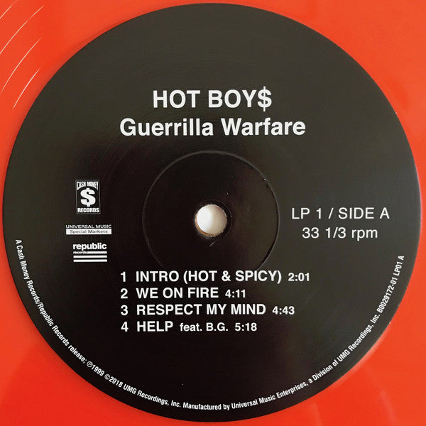 Hot Boys : Guerrilla Warfare (2xLP, Album, Club, Ltd, Num, RE, Ora)