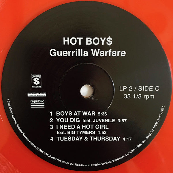 Hot Boys : Guerrilla Warfare (2xLP, Album, Club, Ltd, Num, RE, Ora)