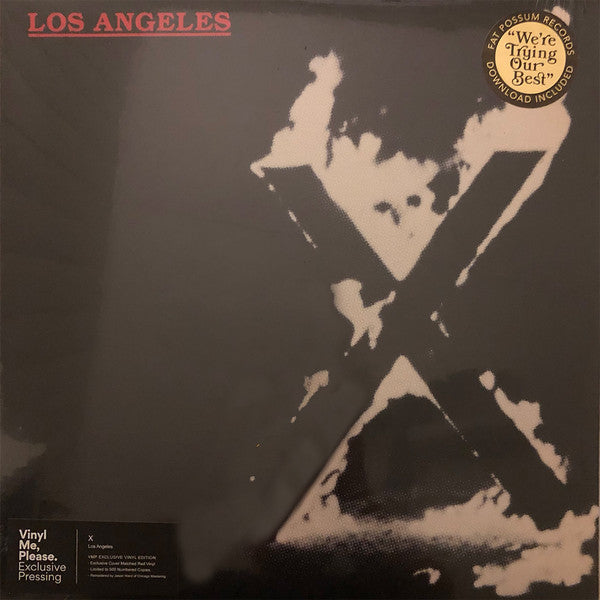 X (5) : Los Angeles (LP, Album, Club, Ltd, Num, RE, RM, Red)