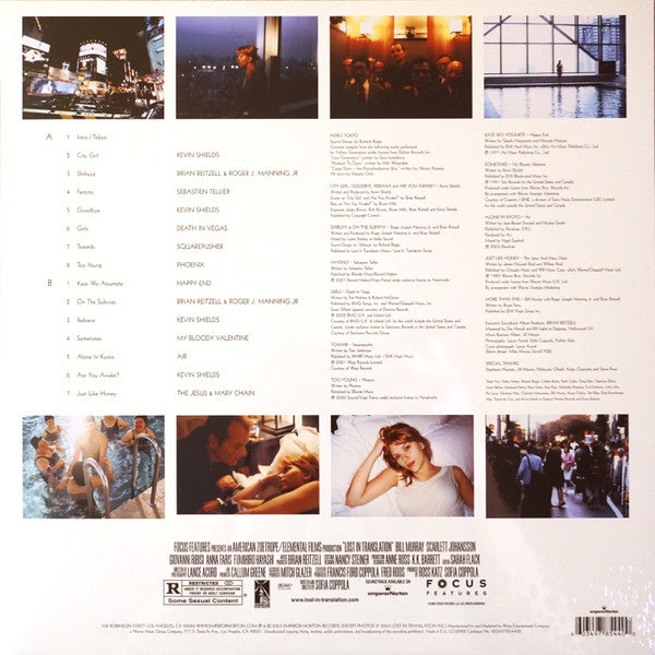 Various : Lost In Translation (Music From The Motion Picture Soundtrack) (LP, RSD, Comp, Ltd, RE, Vio)