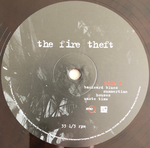 The Fire Theft : The Fire Theft (2xLP, Album, Ltd, Num, RE, Red)